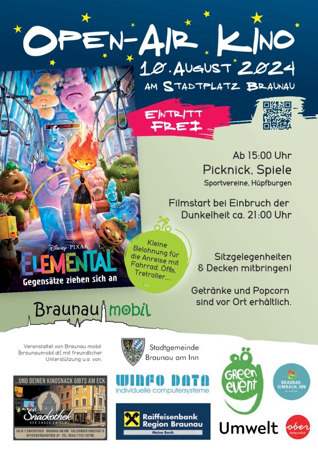 Open-Air Kino am Braunauer Stadtplatz
