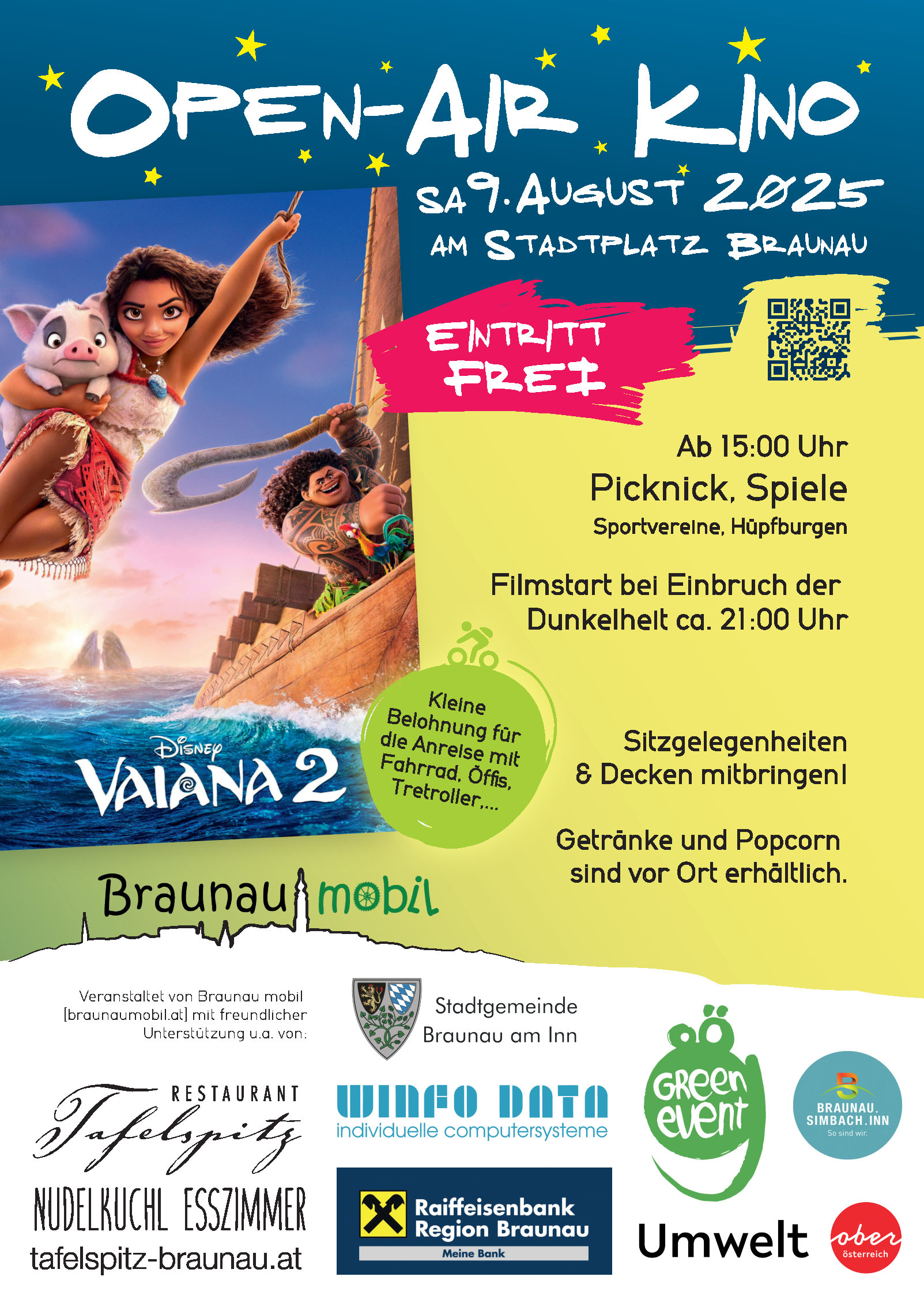 Open-Air Kino am Braunauer Stadtplatz